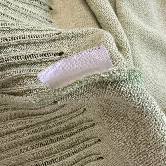 SOLD Vintage Y2K Dbline fitted Cardigan Green Pink Preppy embroidered fairy - Picture 9 of 11